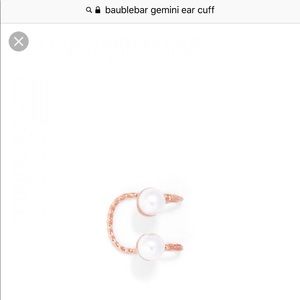 Baublebar Gemini ear cuff in rose gold